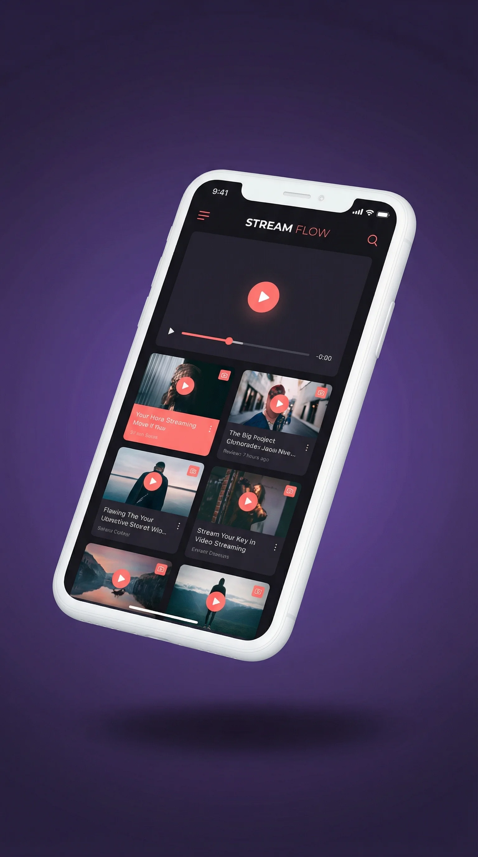 国产视频手机客户端界面展示